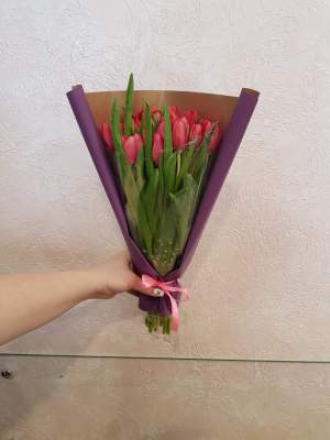 Купить онлайн Букет "Весенний". в интернет-магазине Праздник цветов и подарков с доставкой по Хабаровску недорого.